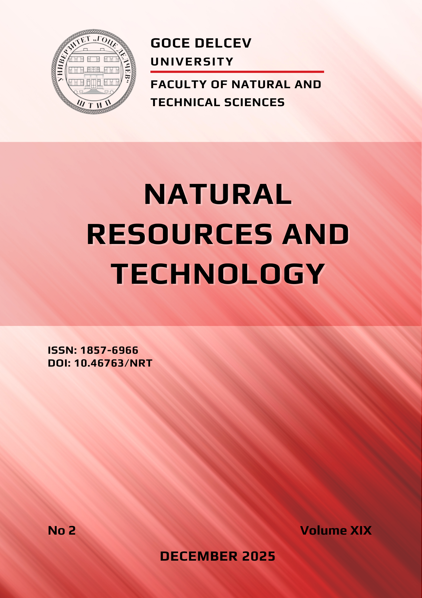 					View Vol. 19 No. 2 (2025): Natural Resources and Technology
				